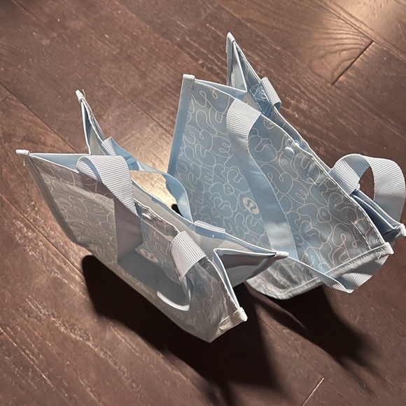 lululemon small reusable collectible tote bags limited edition blue - Picture 5 of 5